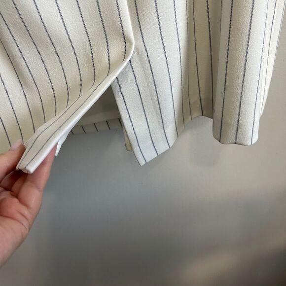 Preston & York Cream Pleated Pencil Skirt - Picture 4 of 8